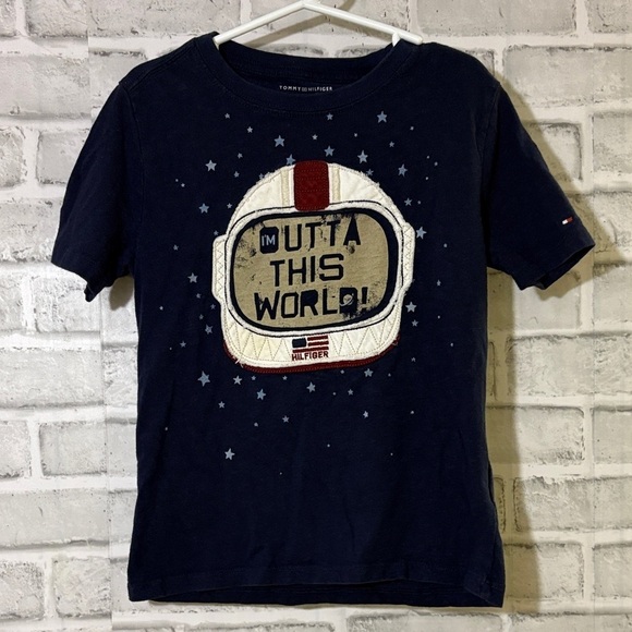 Tommy Hilfiger Other - 4/$20 Tommy Hilfiger Kids Navy 'Outta This World' T-Shirt
